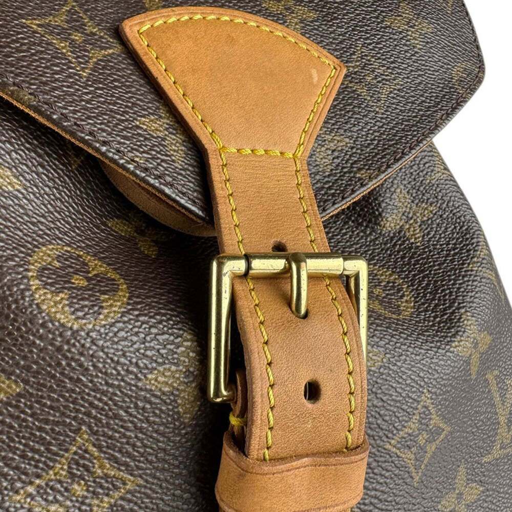 LOUIS VUITTON Brown Monogram Canvas Backpack - Picture 11 of 13